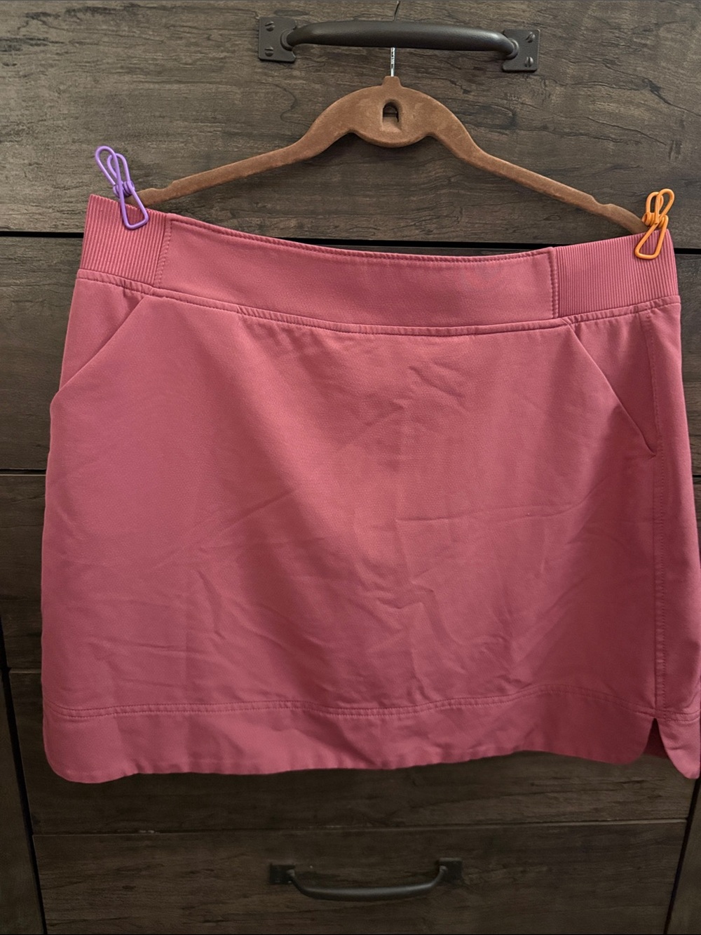 32 Degrees Rose Pink Performance Skort with Pockets
